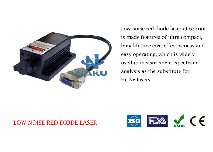 633nm Low Noise Red Laser 1~500mW